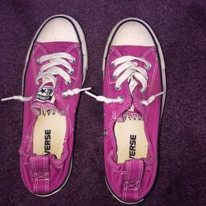 Women slip on Converse